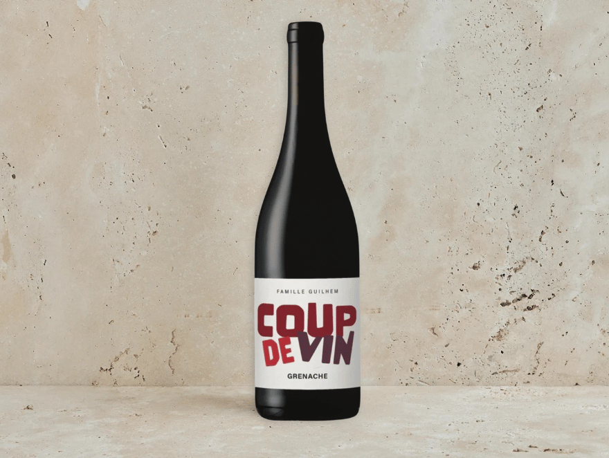 Vin rouge Grenache - Languedoc - "Coup de Vin 2025" - Château Guilhem