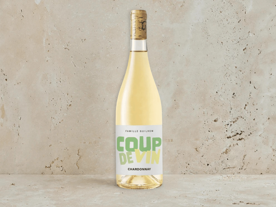 Vin blanc Chardonnay - Languedoc - "Coup de Vin 2025" - Château Guilhem