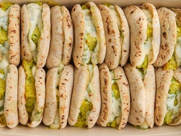 Mini sandwich Kuku Sibzamini - Les Cuistots Migrateurs