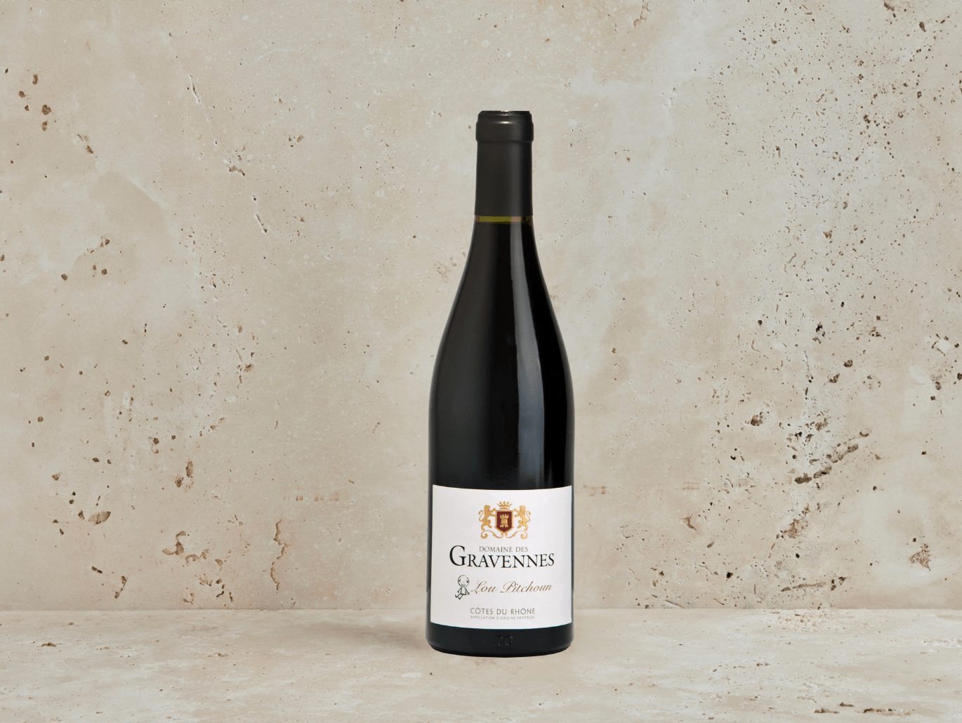 Vin rouge bio - Lou Pitchoune - Domaine des Gravennes - Côtes du Rhône - 75cl - Les Cuistots Migrateurs