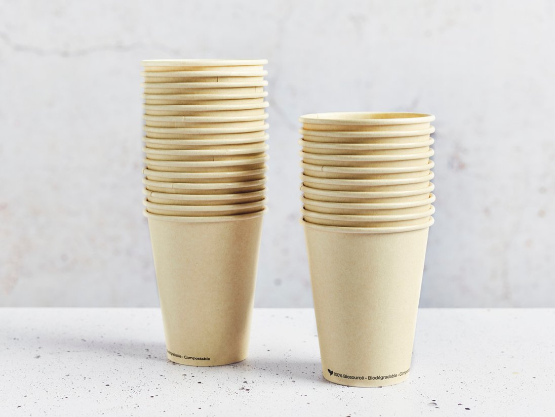 Gobelets - Fibre de canne à sucre - Les Cuistots Migrateurs