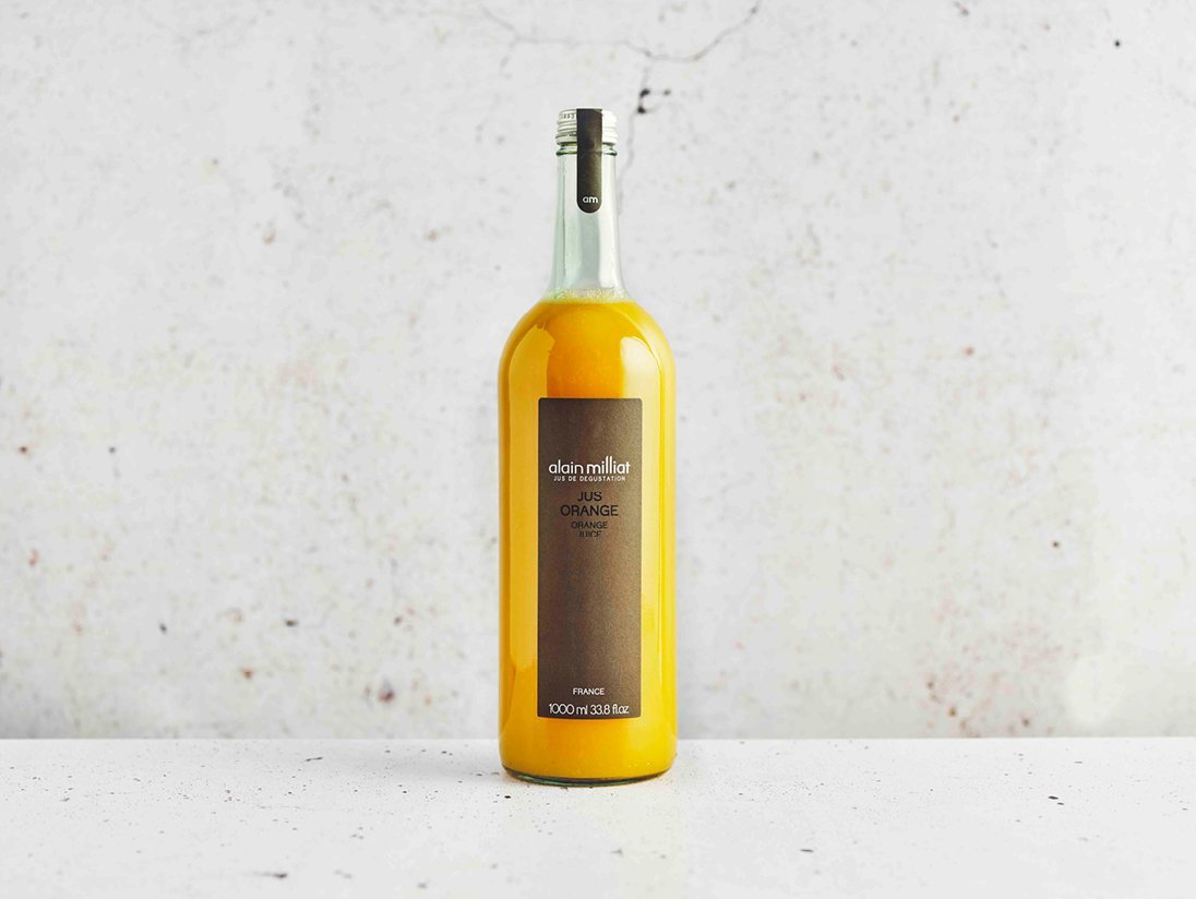 Jus artisanal Alain Milliat - Orange - Les Cuistots Migrateurs