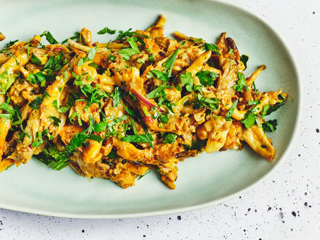 Mushroom Choila - Salade de champignons au poivre timut - Les Cuistots Migrateurs