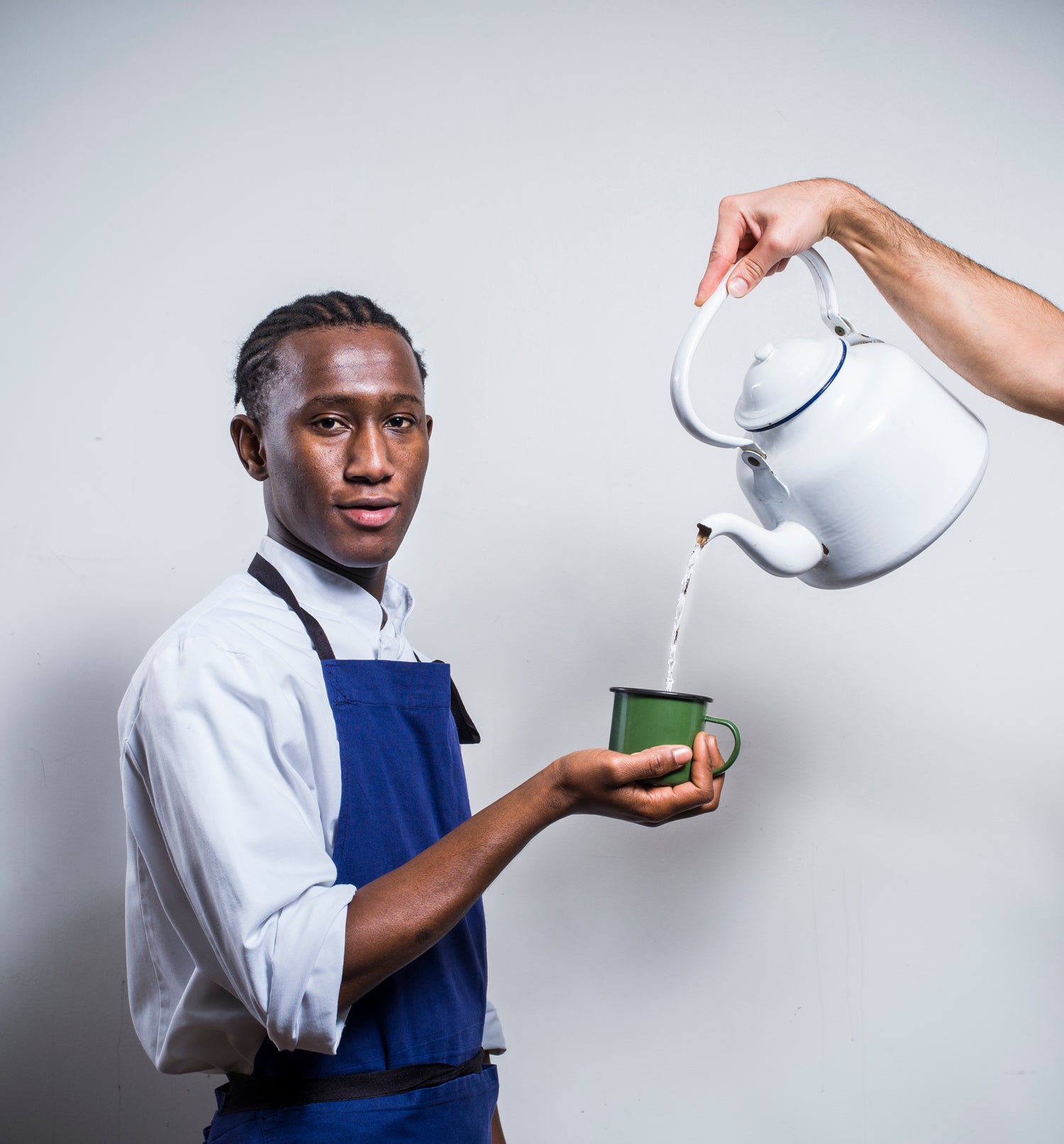 Portrait de Alassane chef des Cuistots Migrateurs