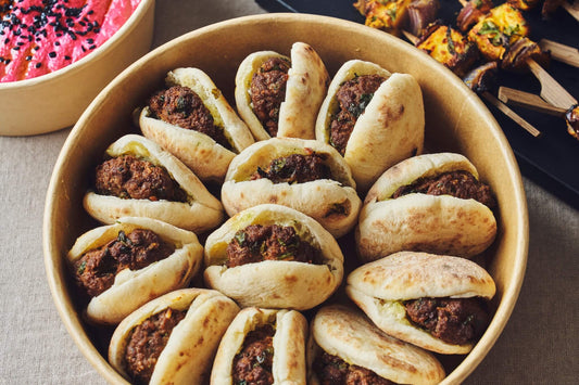 Mini-sandwichs Boeuf Chapli kebab