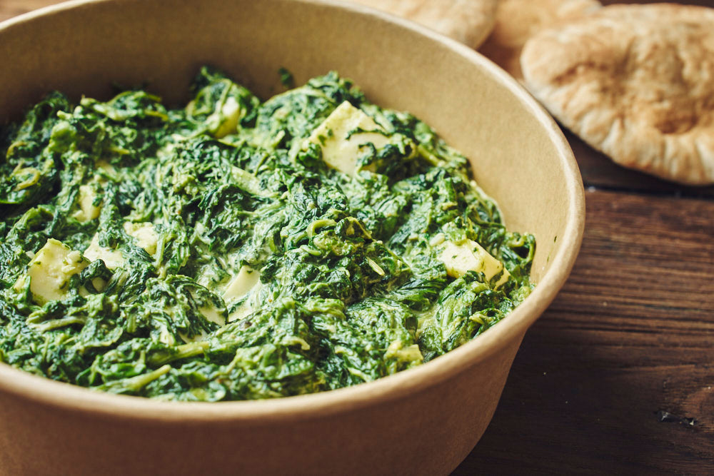 Palak Paneer - Crème d'épinards au fromage fondant et épices douces