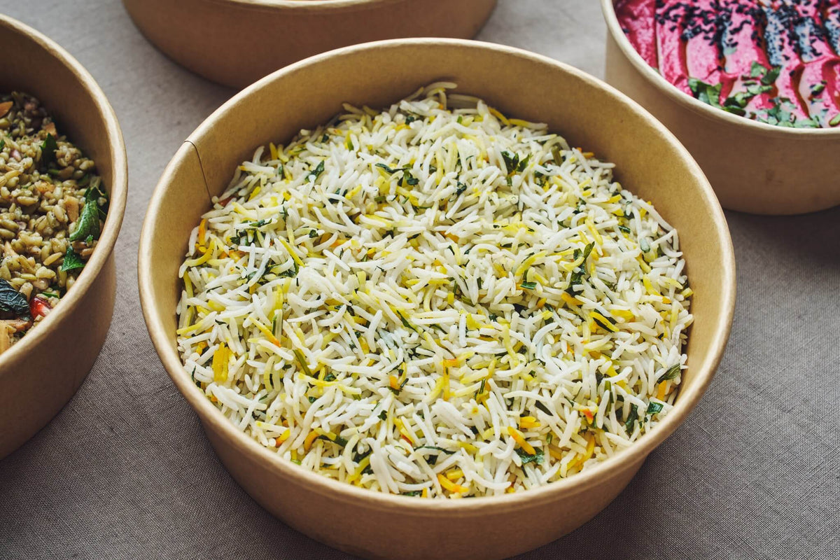 Riz sabzi - Riz aux herbes cuit à l'iranienne
