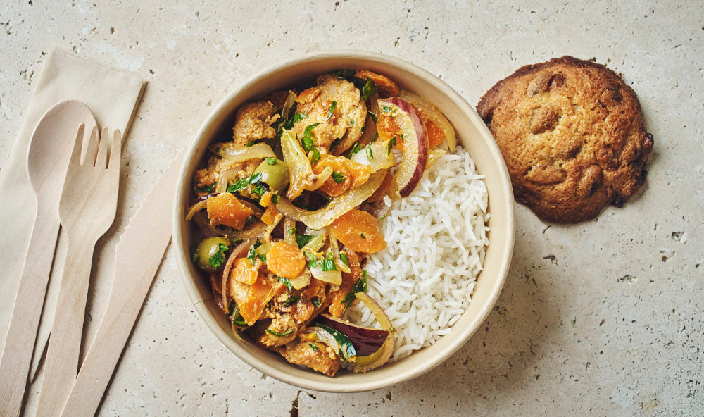 Plateau-repas Poulet "Yassa"