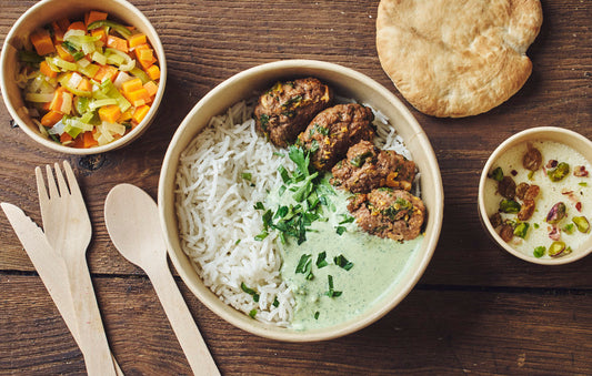 Plateau-repas Boeuf "Chapli Kebab"