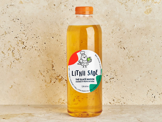 Litnii Sade - Thé glacé maison pommes et fruits des bois - Les Cuistots Migrateurs 