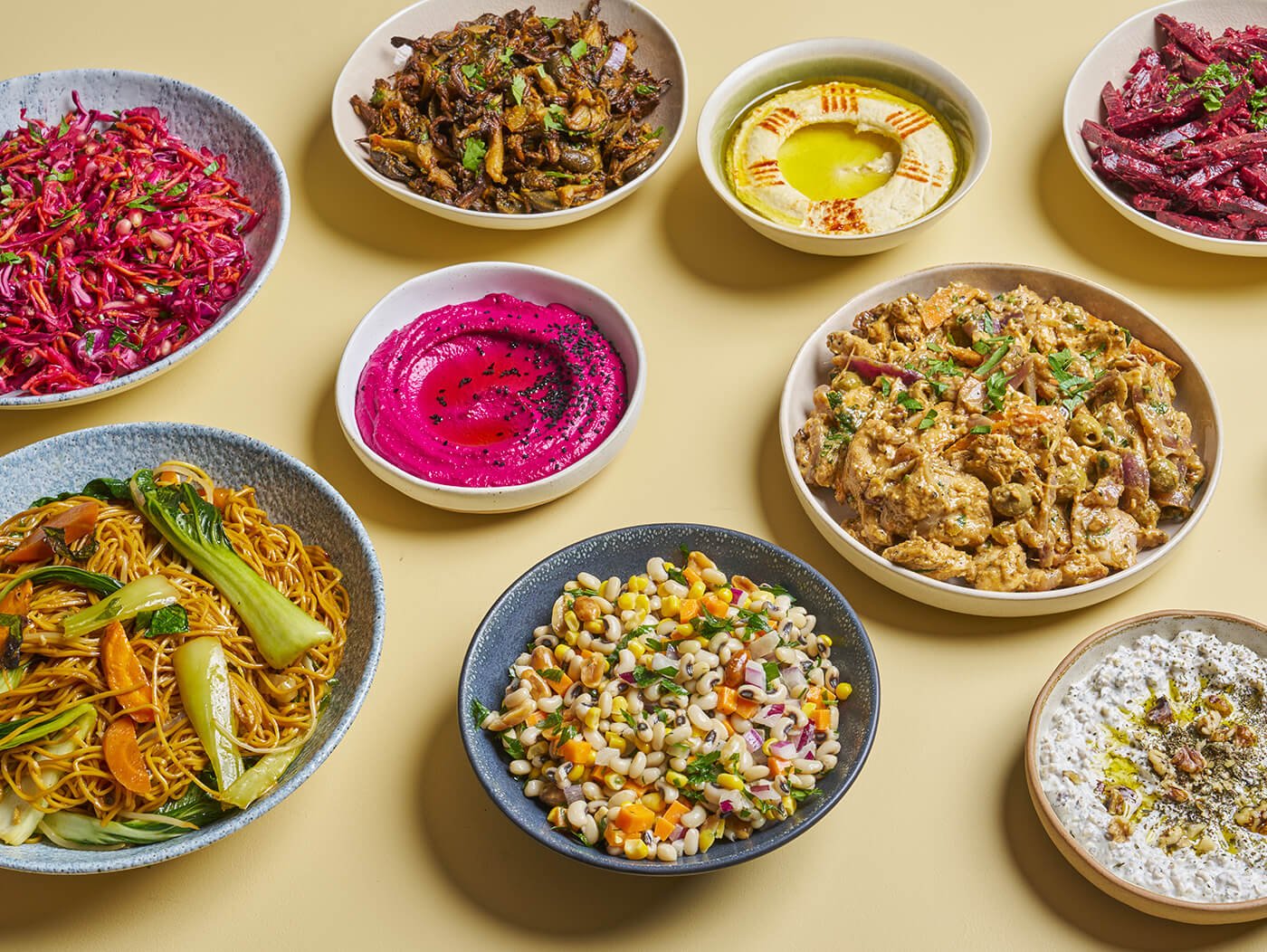 Buffet des Cuistots végétarien - Les Cuistots Migrateurs