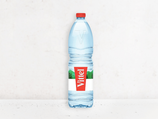 Eau plate Vittel Les Cuistots Migrateurs Traiteur livraison Paris 