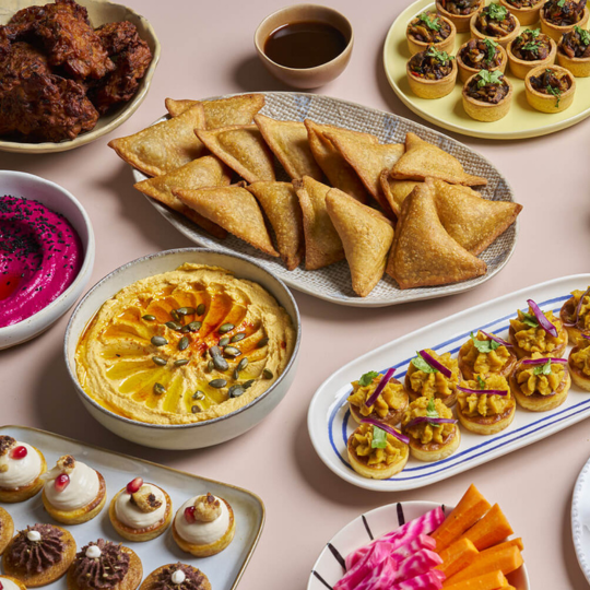 Photo formule cocktail dînatoire végétarien