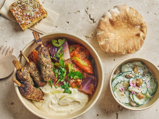 Plateau - repas Boeuf "Kefta" - Les Cuistots Migrateurs