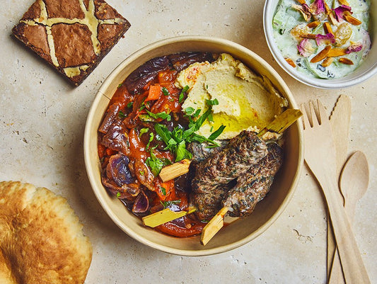 Plateau - repas Boeuf "Kefta" - Les Cuistots Migrateurs