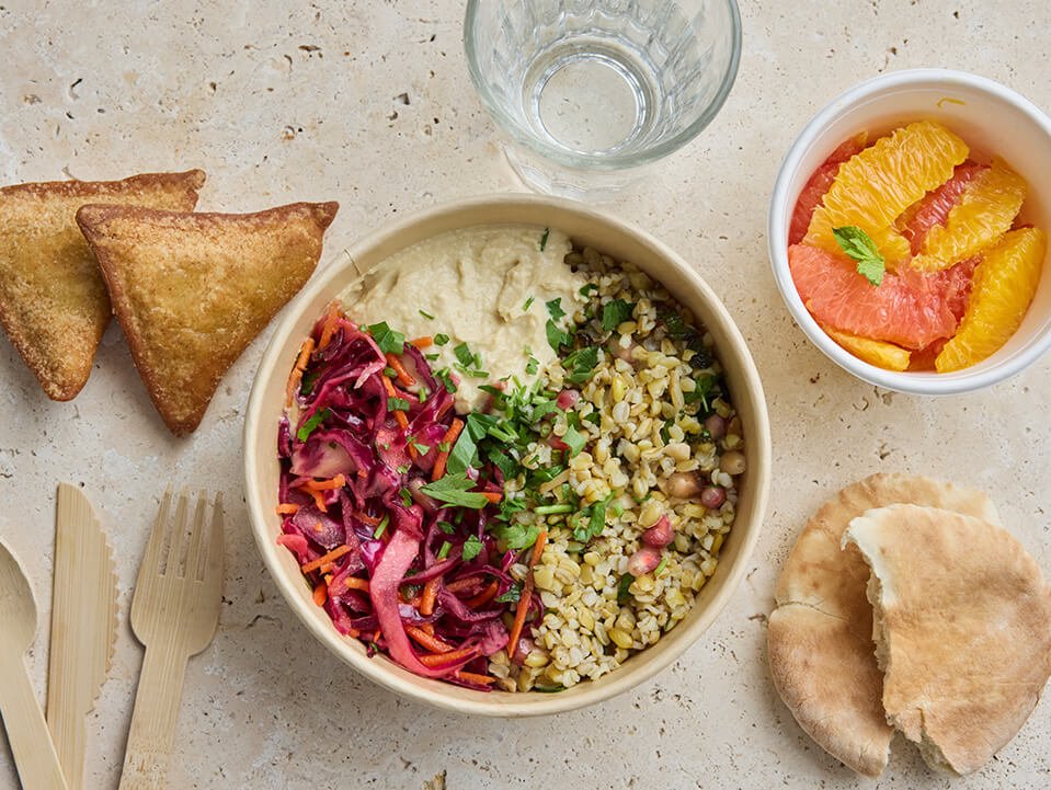 Plateau - repas "Freekeh" - Les Cuistots Migrateurs