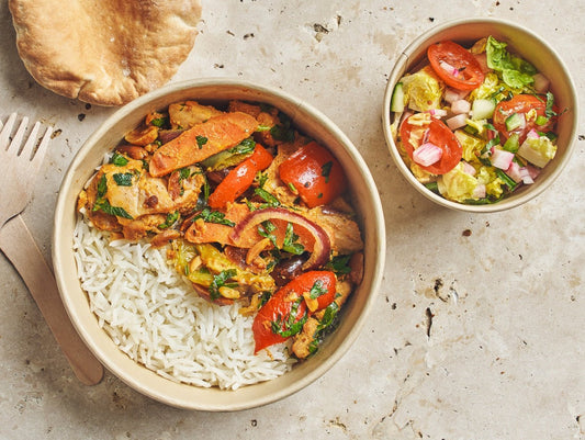 Plateau - repas Poulet "Yassa" - Les Cuistots Migrateurs