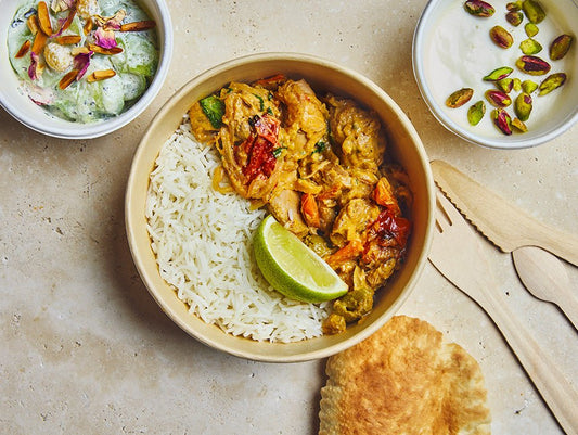 Plateau - repas Poulet "Yassa" - Les Cuistots Migrateurs