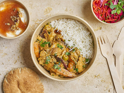 Plateau - repas Poulet "Yassa" - Les Cuistots Migrateurs