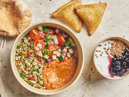 Plateau - repas Végétarien "Salata" - Les Cuistots Migrateurs