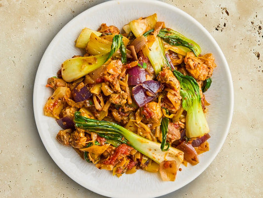 Pork fry - Salade de porc sauté et de pak choï - Les Cuistots Migrateurs