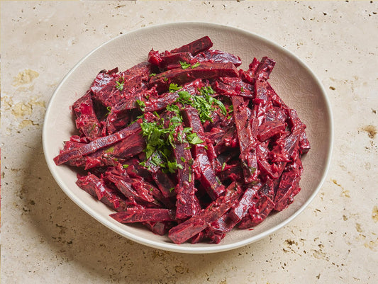 Salade Beetroot curry - Betterave mijotée au curry et lait de coco - Les Cuistots Migrateurs