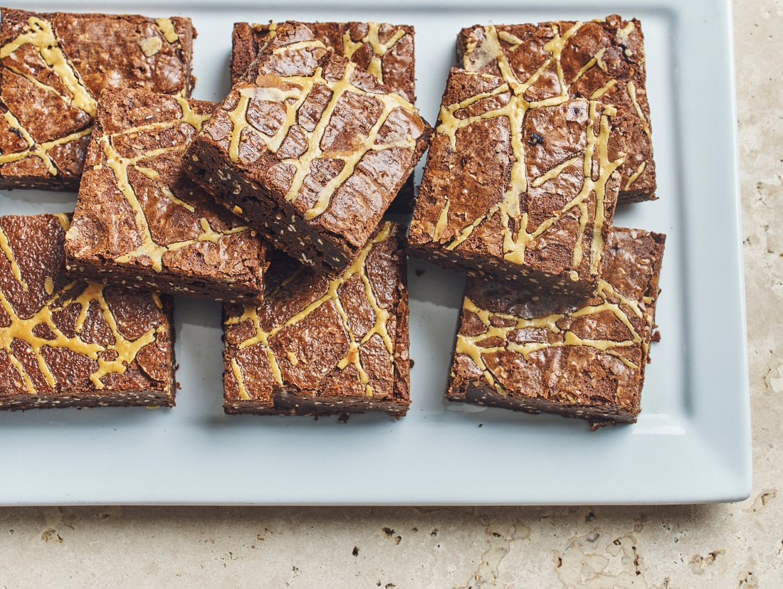 Brownies Chocolat, Tahiné - Les Cuistots Migrateurs