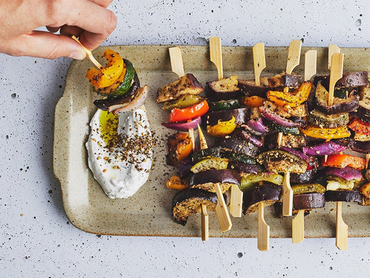 Khodra - Brochettes de légumes au Za'atar - Les Cuistots Migrateurs