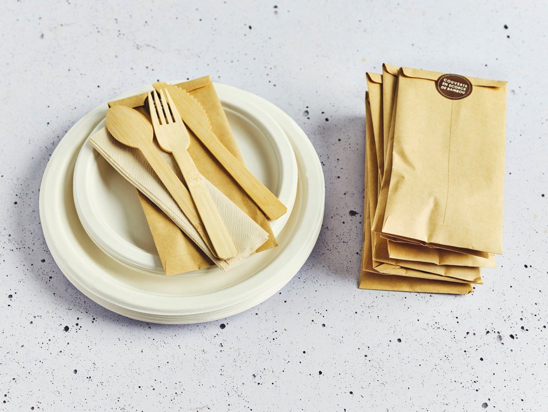 Kit de vaisselle - 10 personnes - Les Cuistots Migrateurs