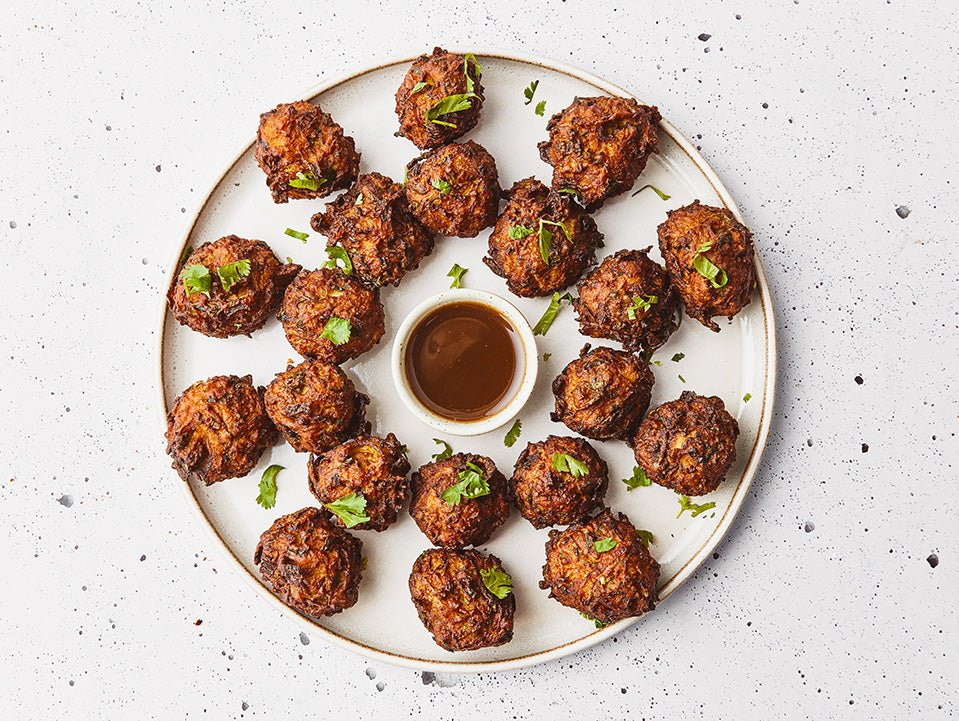 Onions Bhaji - Beignets d'oignons et sauce tamarin - Les Cuistots Migrateurs